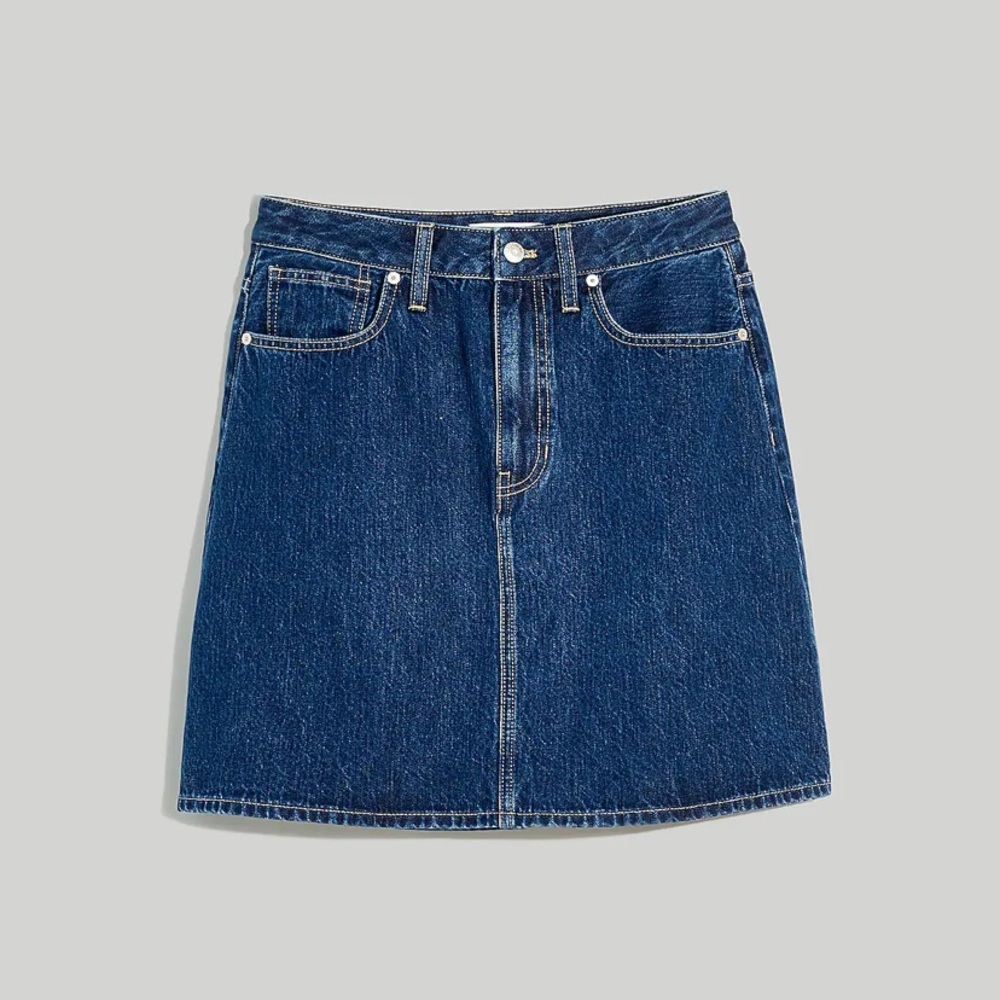 Madewell Denim Curvy Skirt